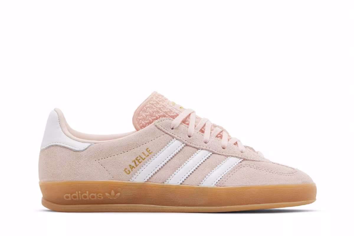 adidas Women's Gazelle Indoor Sandy Pink Gum, view 2