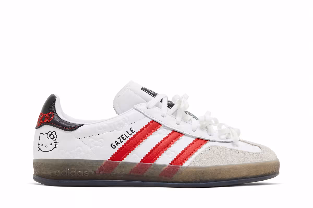 Hello Kitty x adidas Women's Gazelle Indoor 50th Anniversary, view 2