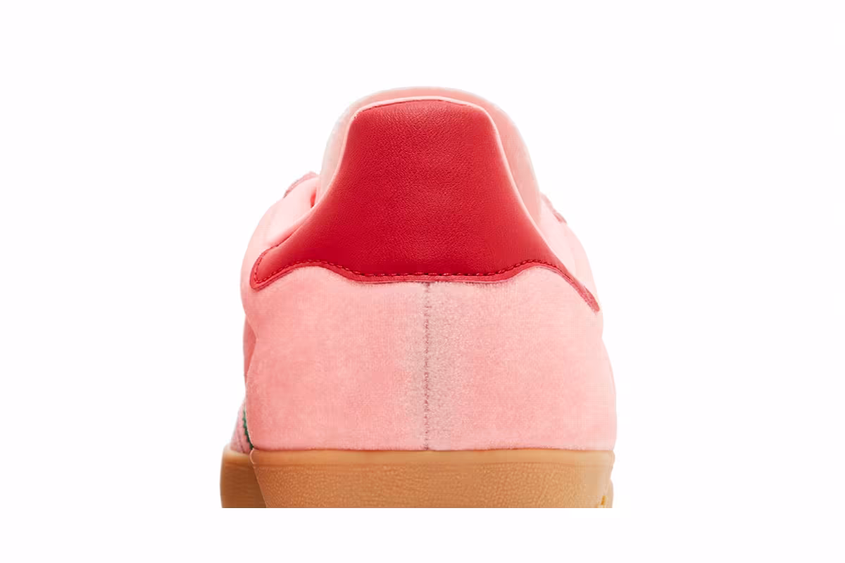adidas Women's Gazelle Indoor Glow Pink Court Green, view 8
