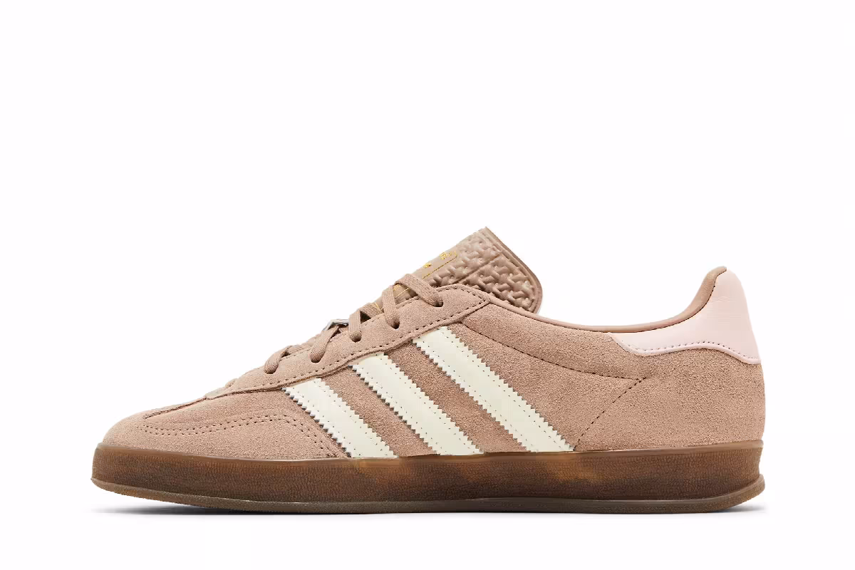 adidas Women's Gazelle Indoor Chalky Brown Gum, view 4