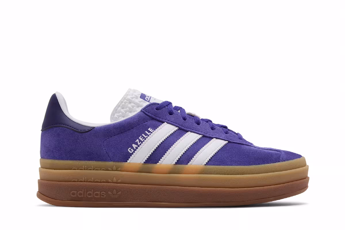 adidas Women's Gazelle Bold Energy Ink Gum, view 2