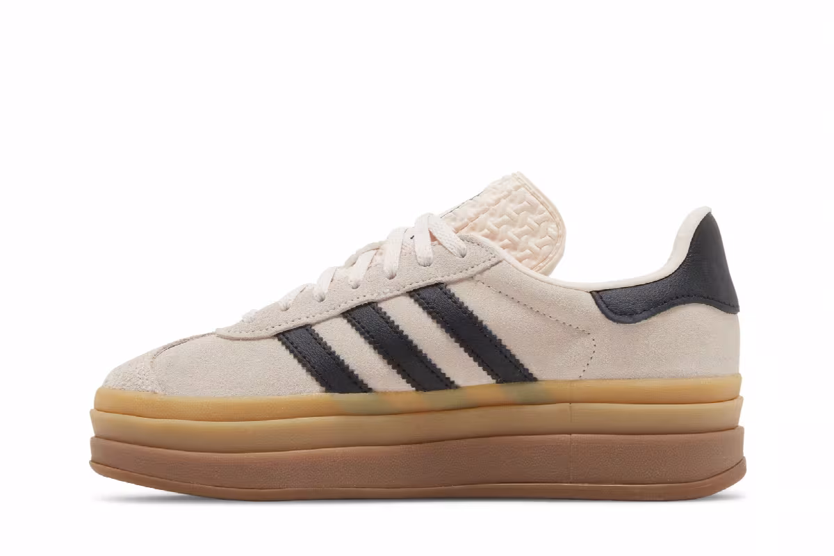 adidas Women's Gazelle Bold Wonder Quartz Black Gum, view 4