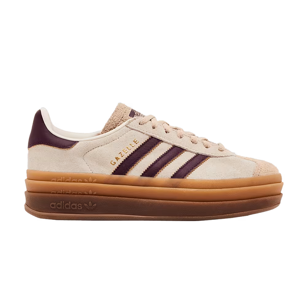 adidas Women's Gazelle Cream White Maroon