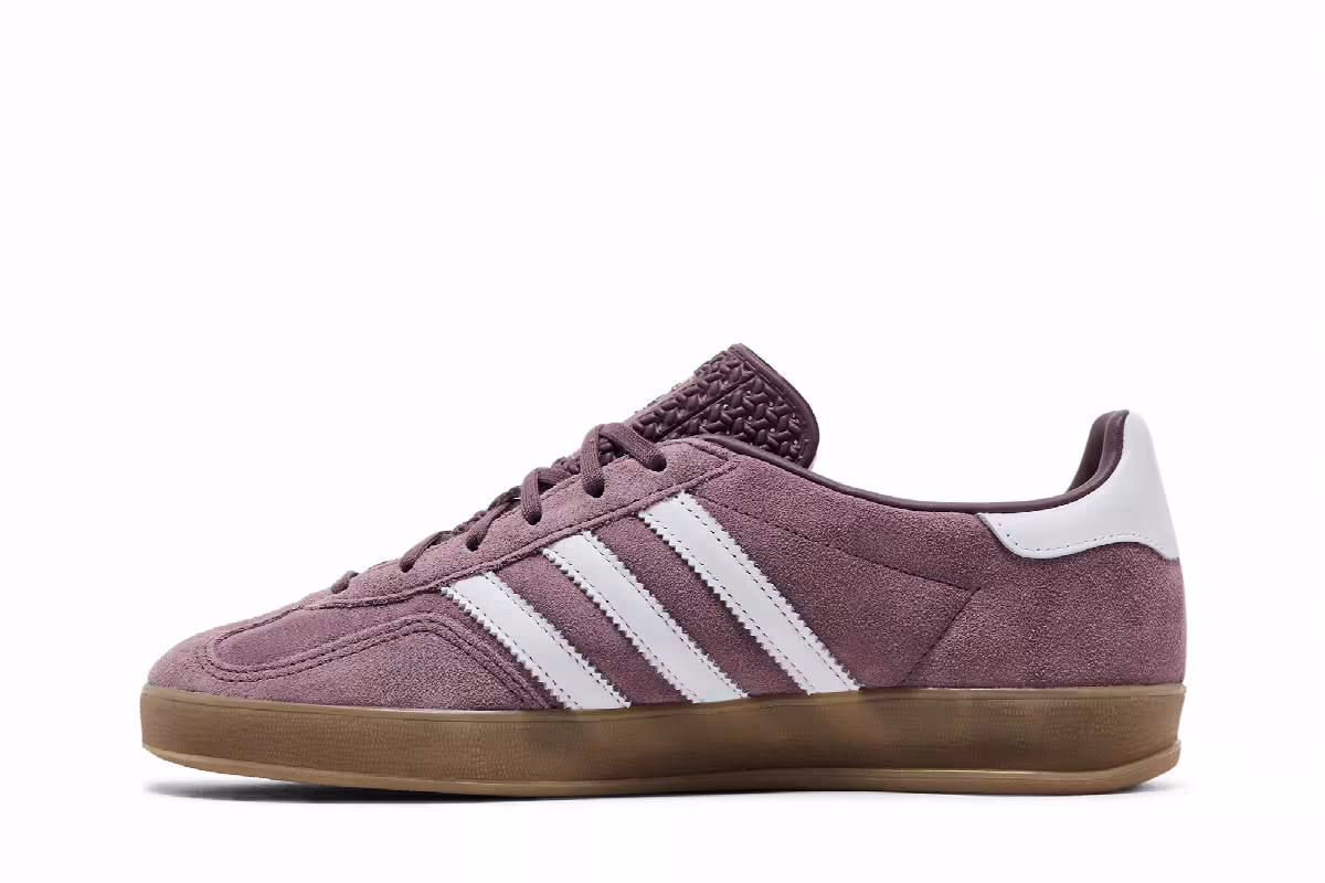 adidas Women's Gazelle Indoor Shadow Fig Gum, view 4