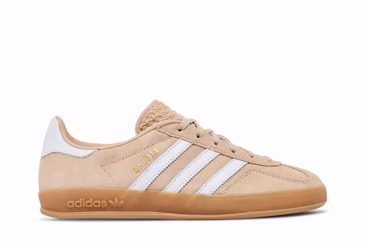 adidas Women's Gazelle Indoor Magic Beige, view 2