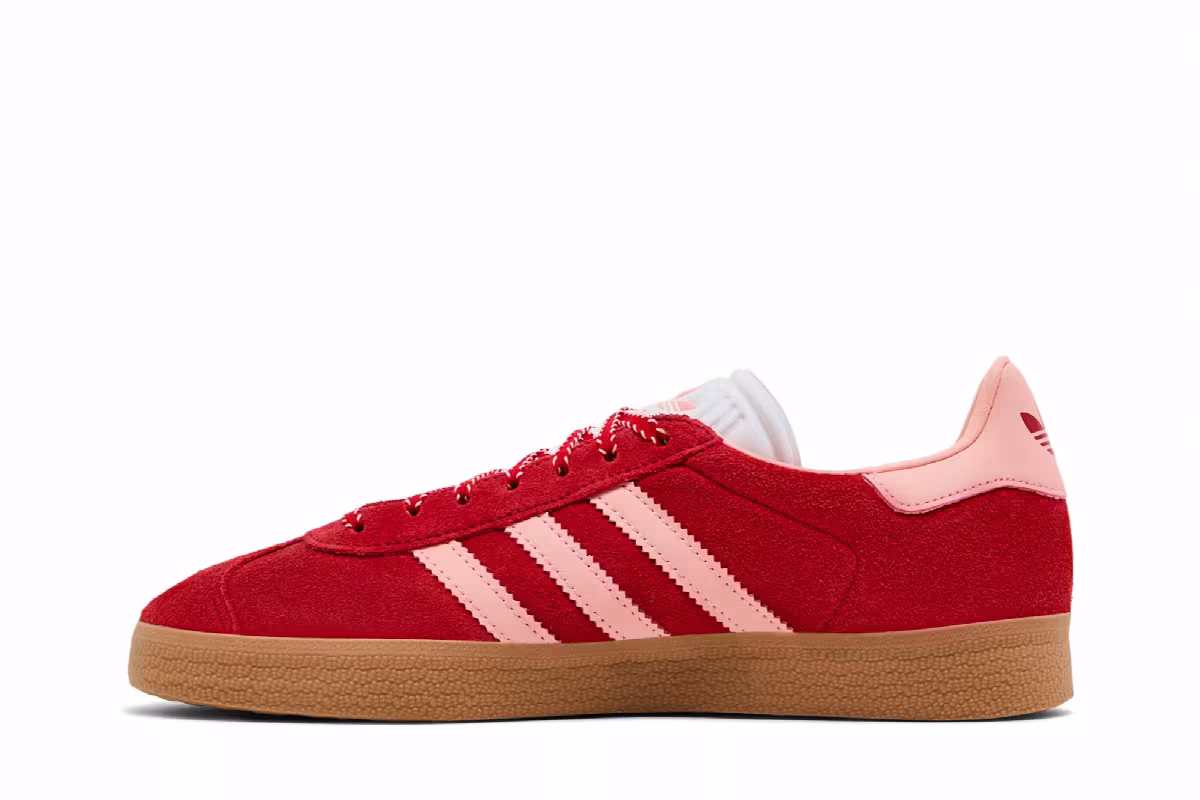 adidas Women's Gazelle Scarlet Glow Pink, view 4