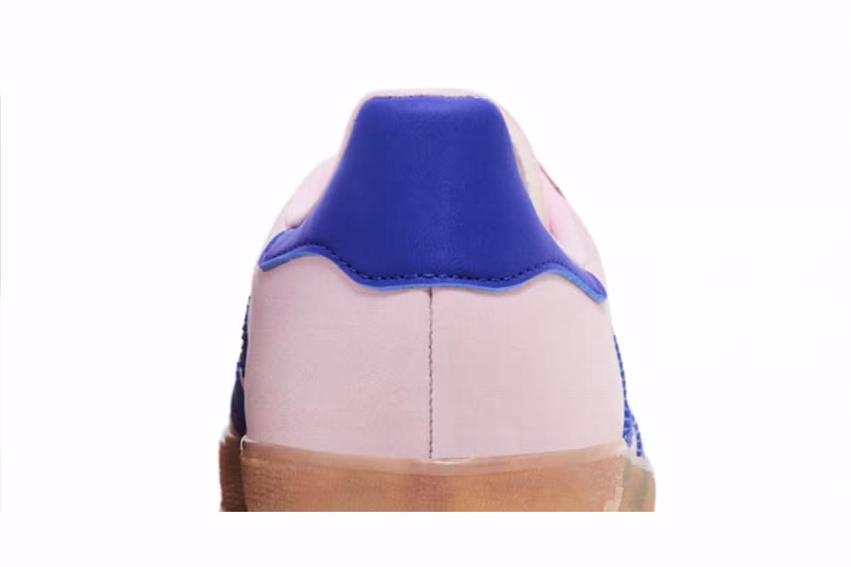adidas Women's Gazelle Indoor Clear Pink Lucid Blue, view 8