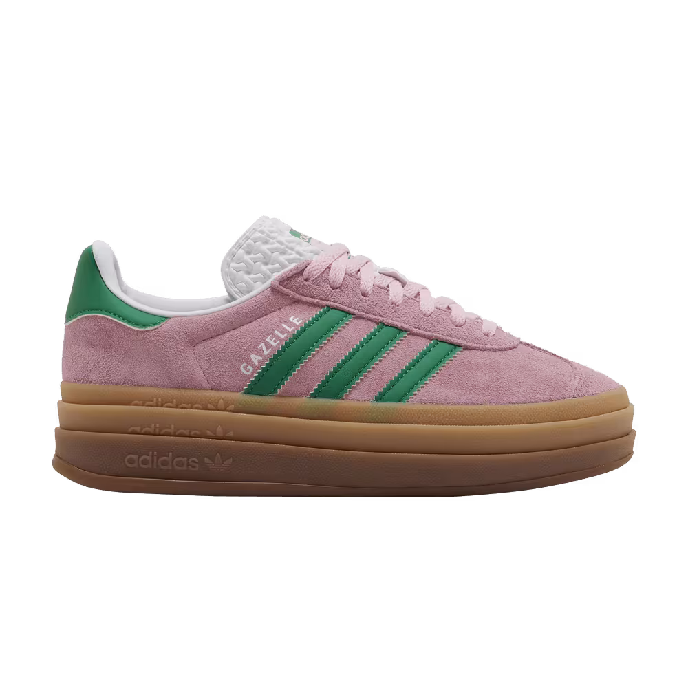 adidas Women's Gazelle Bold True Pink Green