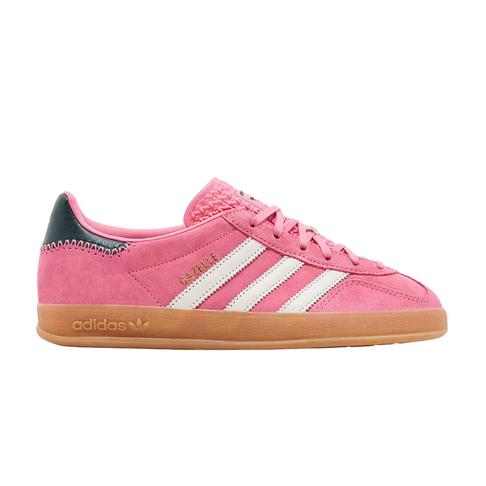 adidas Women's Gazelle Indoor Rose Tone Collegiate Green