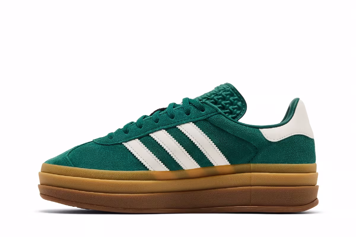 adidas Women's Gazelle Bold Collegiate Green, view 4