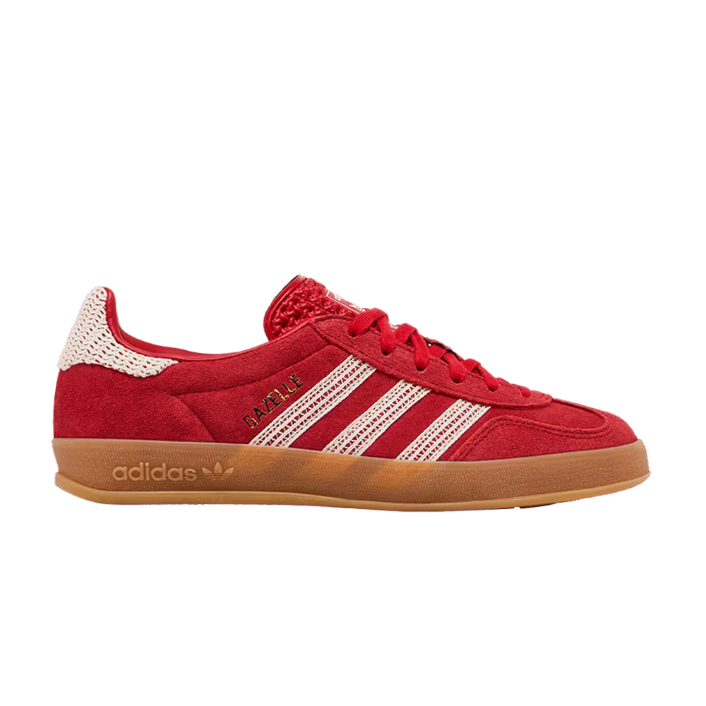 adidas Women's Gazelle Indoor Crochet Pack - Scarlet