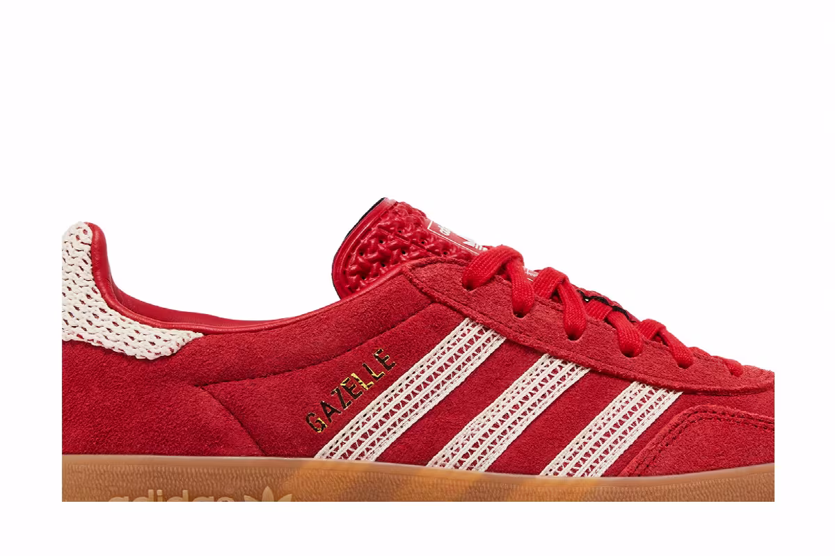 adidas Women's Gazelle Indoor Crochet Pack - Scarlet, view 3