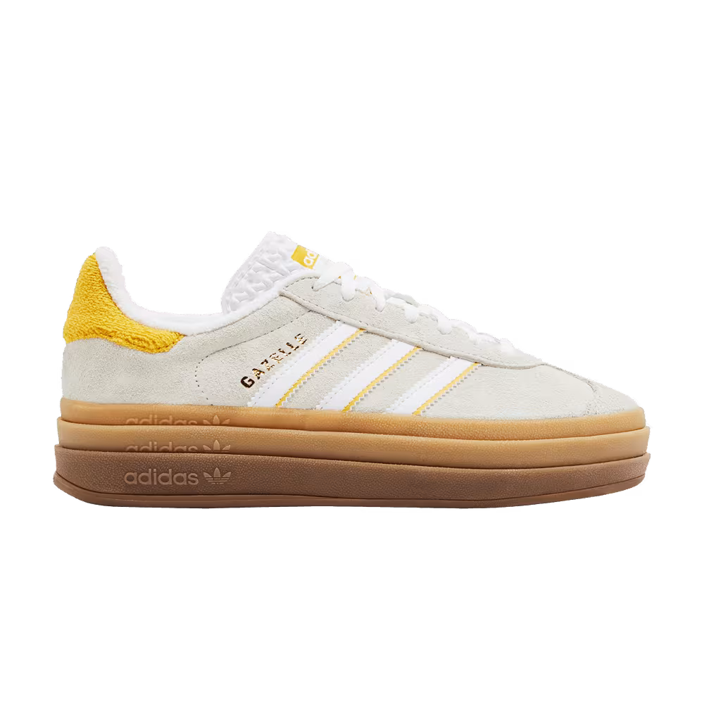 adidas Women's Gazelle Bold Ivory Bold Gold