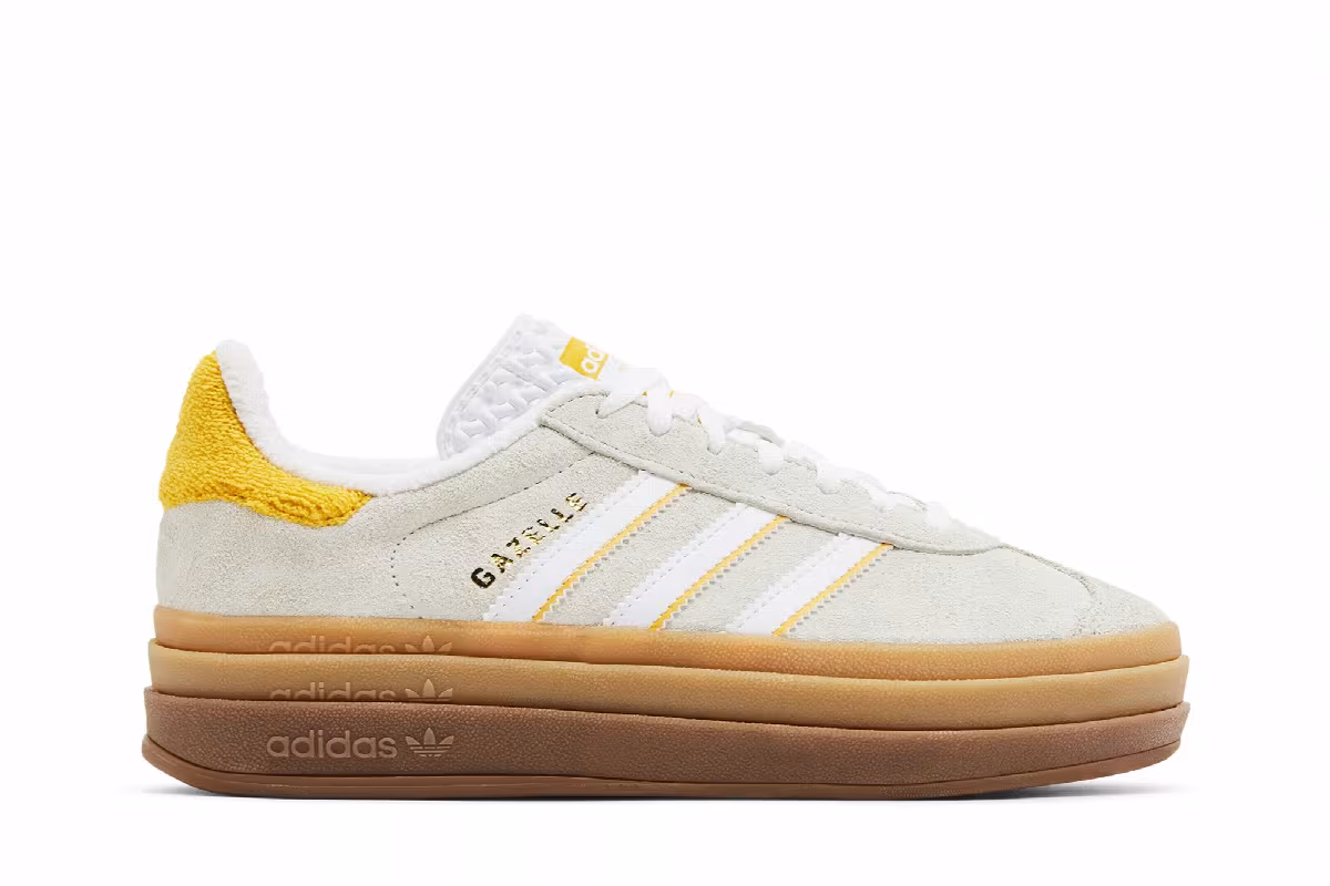 adidas Women's Gazelle Bold Ivory Bold Gold, view 2