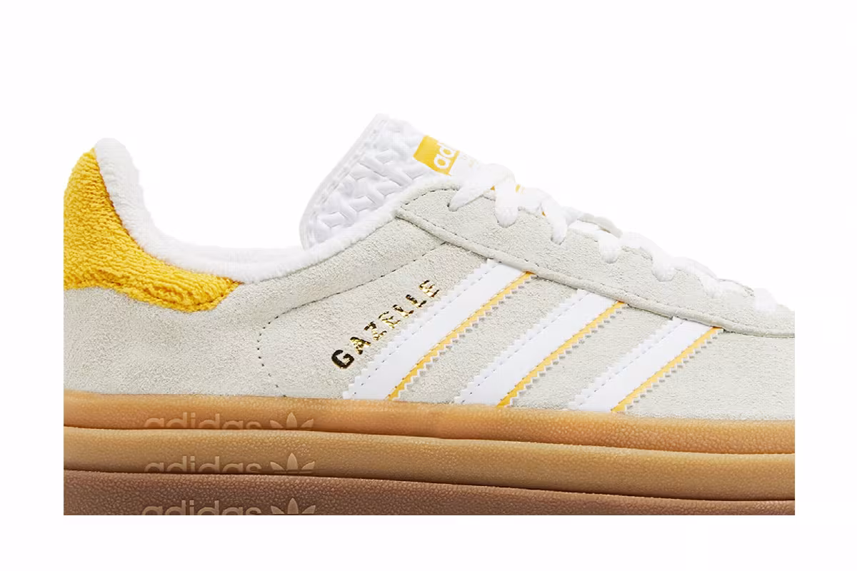 adidas Women's Gazelle Bold Ivory Bold Gold, view 3