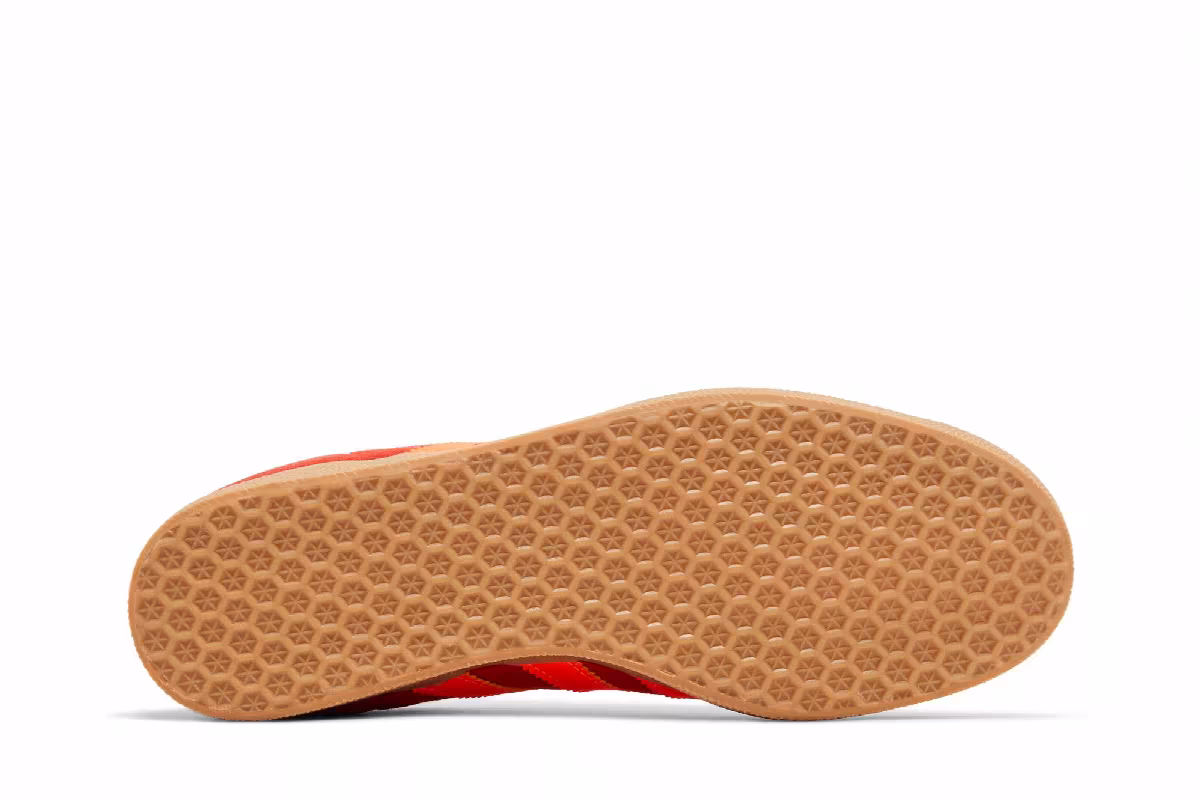 adidas Women's Gazelle Red Solar Orange, view 5