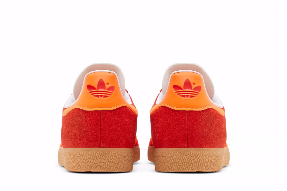 adidas Women's Gazelle Red Solar Orange, view 7