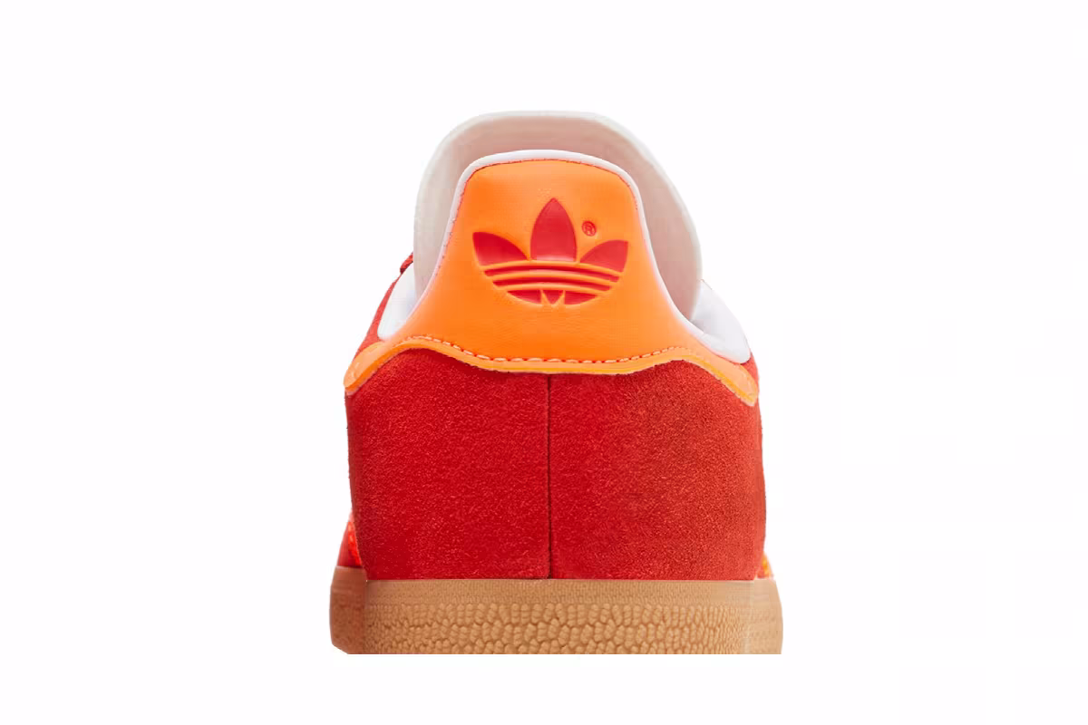adidas Women's Gazelle Red Solar Orange, view 8