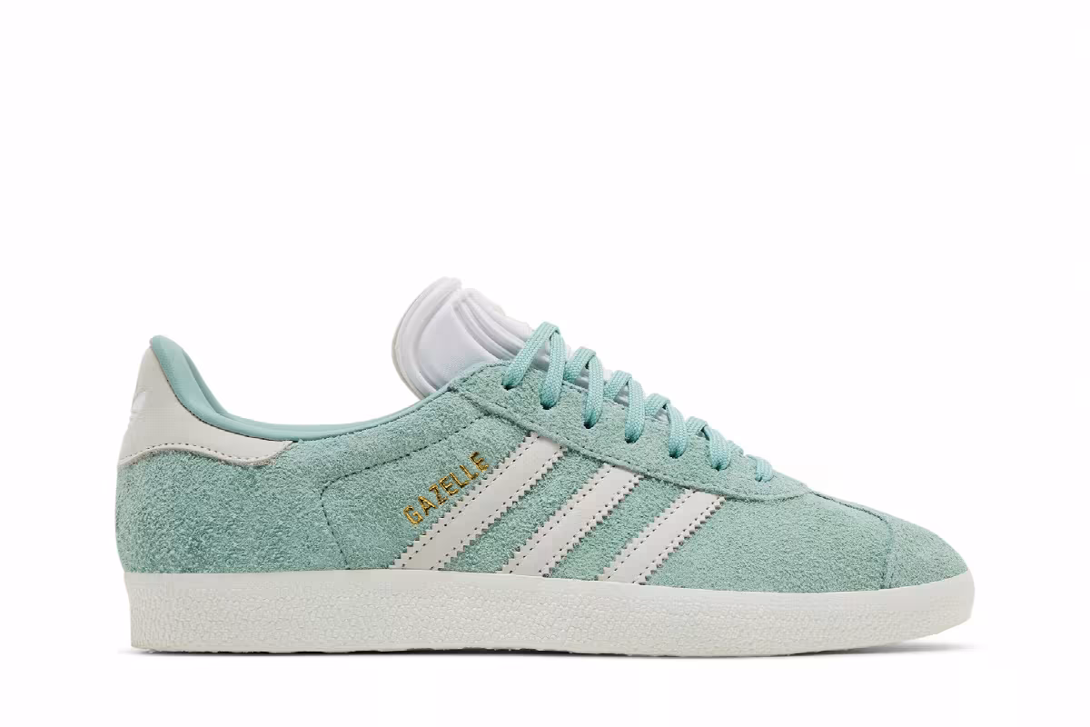 adidas Women's Gazelle Hazy Green, view 2