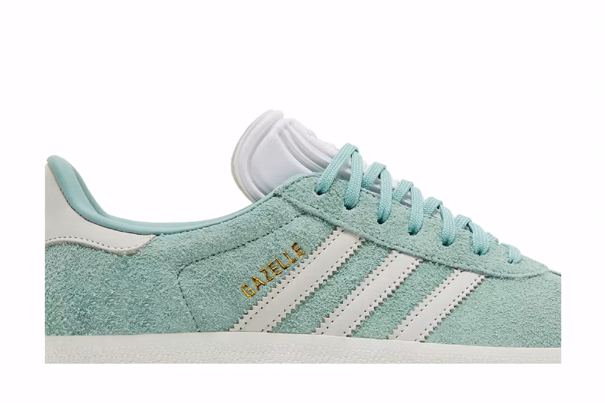adidas Women's Gazelle Hazy Green, view 3