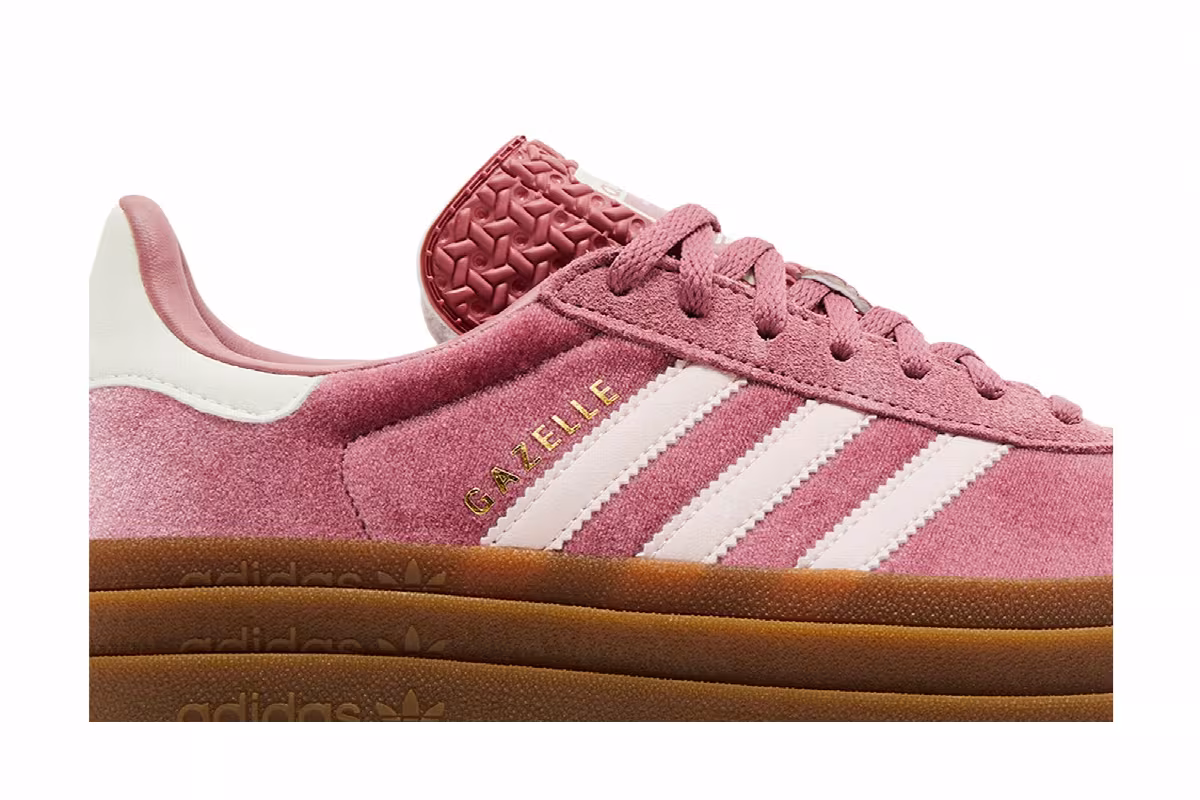 adidas Women's Gazelle Bold Preloved Crimson Velvet, view 3