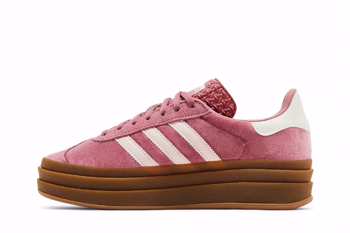 adidas Women's Gazelle Bold Preloved Crimson Velvet, view 4