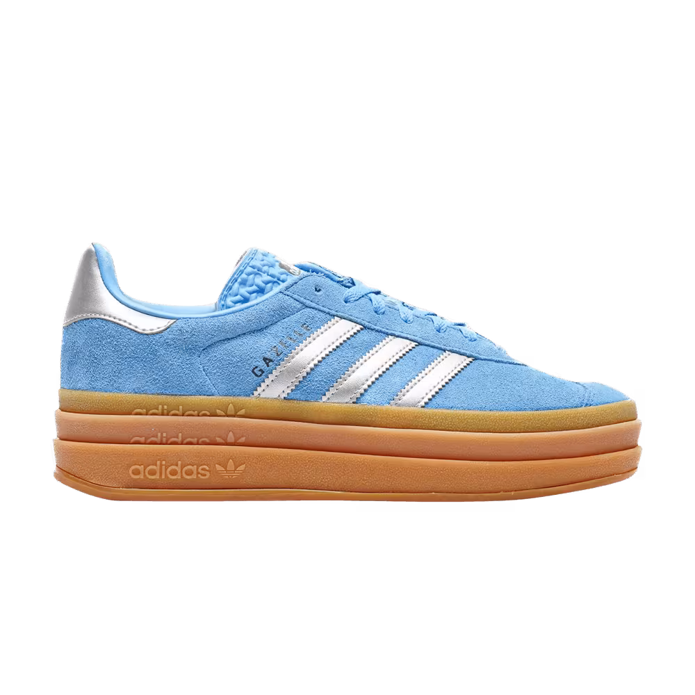 adidas Women's Gazelle Bold Blue Burst Silver Metallic