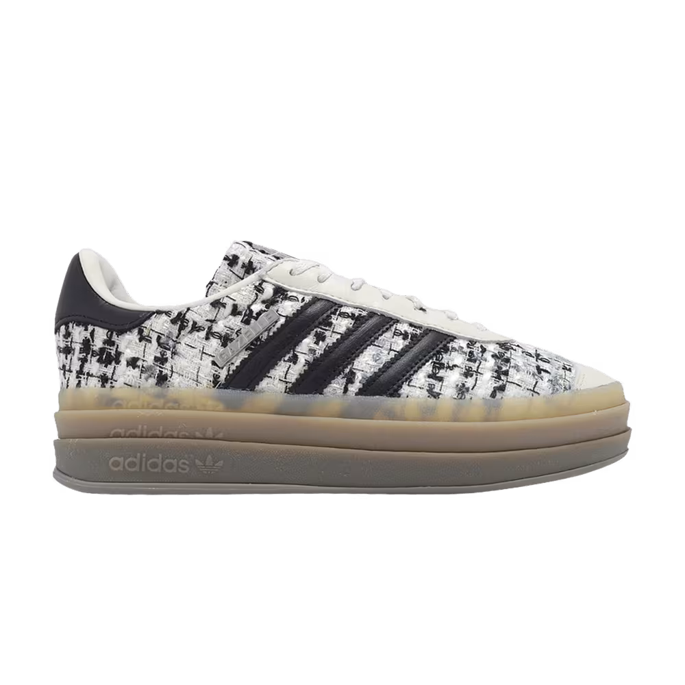 Adidas Women's Gazelle Bold Tweed White Gum