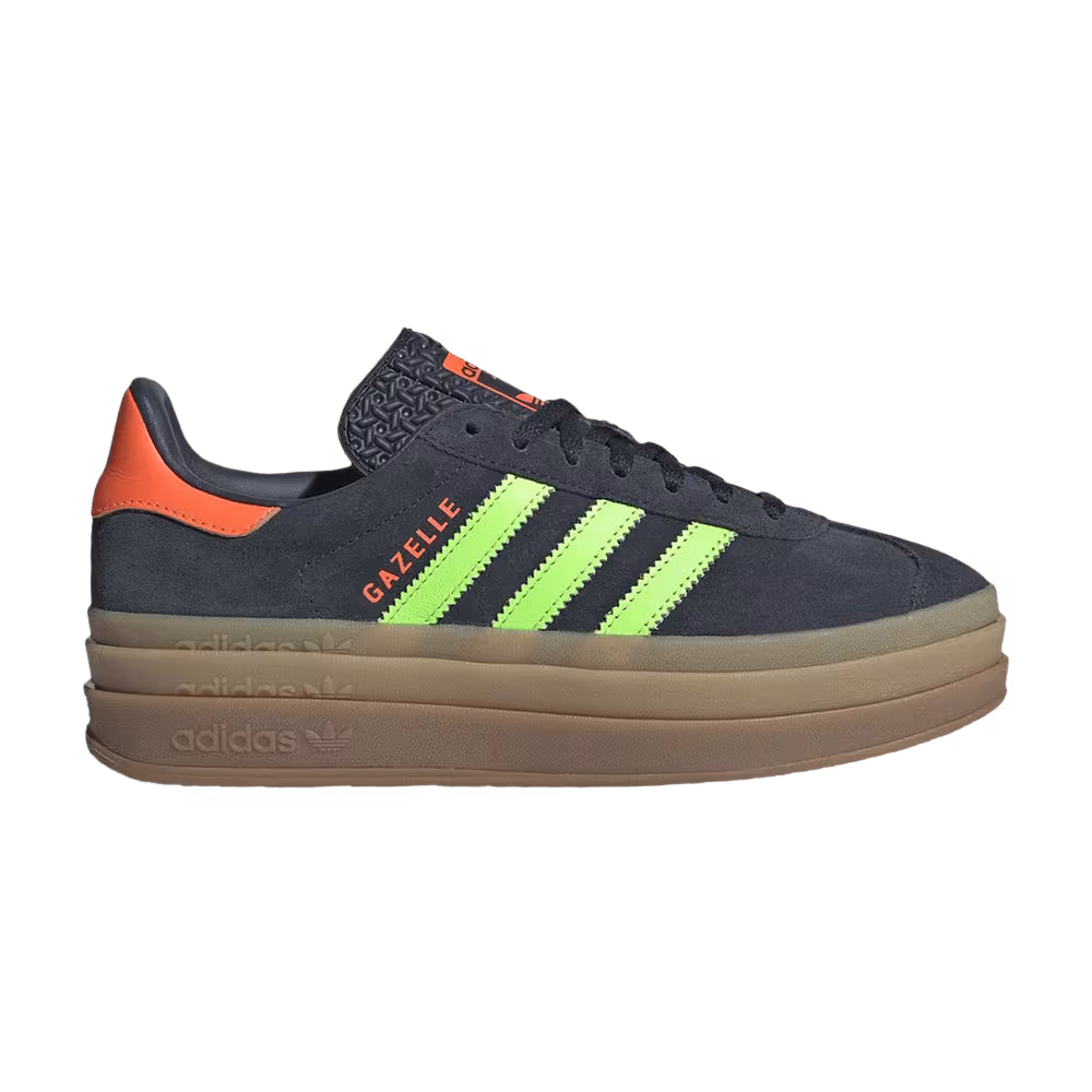 adidas Women's Gazelle Bold Aurora Ink Solar Orange