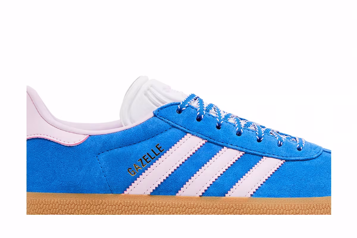 adidas Women's Gazelle Blue Orchid Fusion, view 3