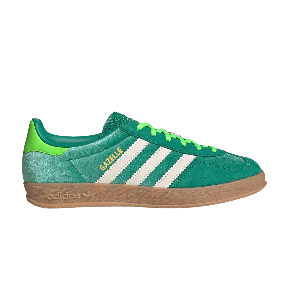 adidas Women's Gazelle Indoor Semi Court Green Velvet