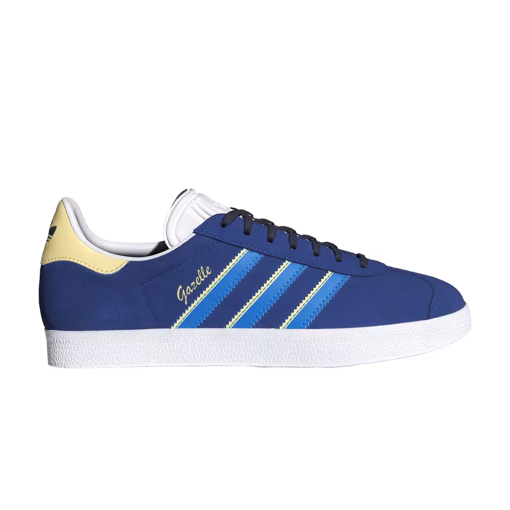 adidas Women's Gazelle Royal Bright Blue Yellow