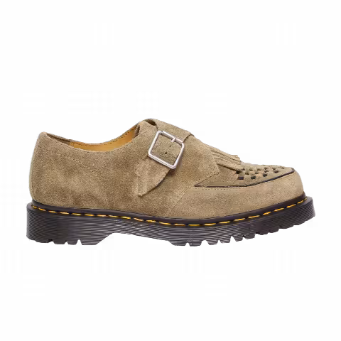 Dr. Martens Ramsey Suede Kiltie Buckle Creepers 'Savannah Tan'