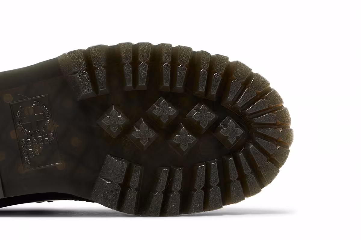 Dr. Martens Jadon Smooth Leather Platform Boot Black, view 6