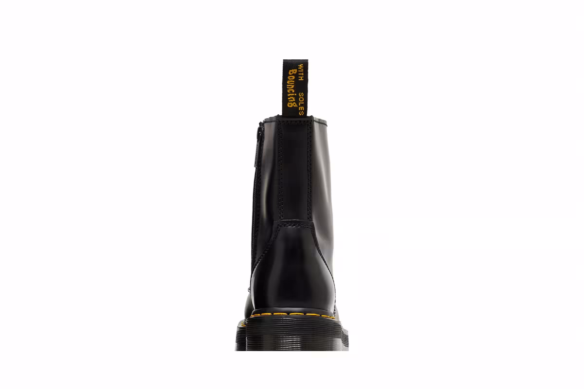 Dr. Martens Jadon Smooth Leather Platform Boot Black, view 8