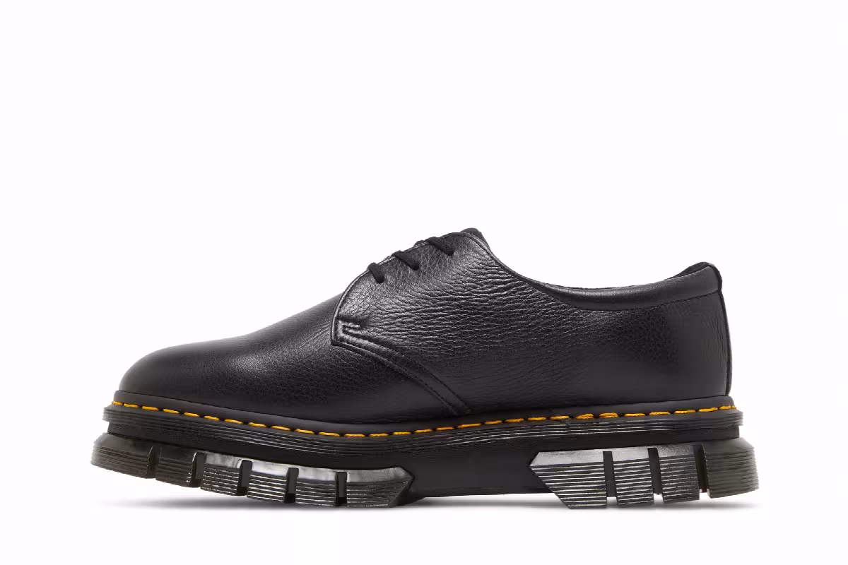 Dr. Martens Rikard Lunar Leather Platform Low Black, view 4