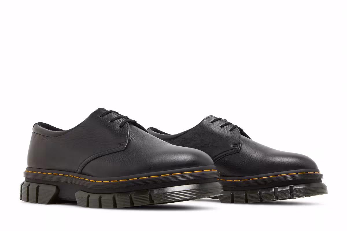 Dr. Martens Rikard Lunar Leather Platform Low Black, view 9