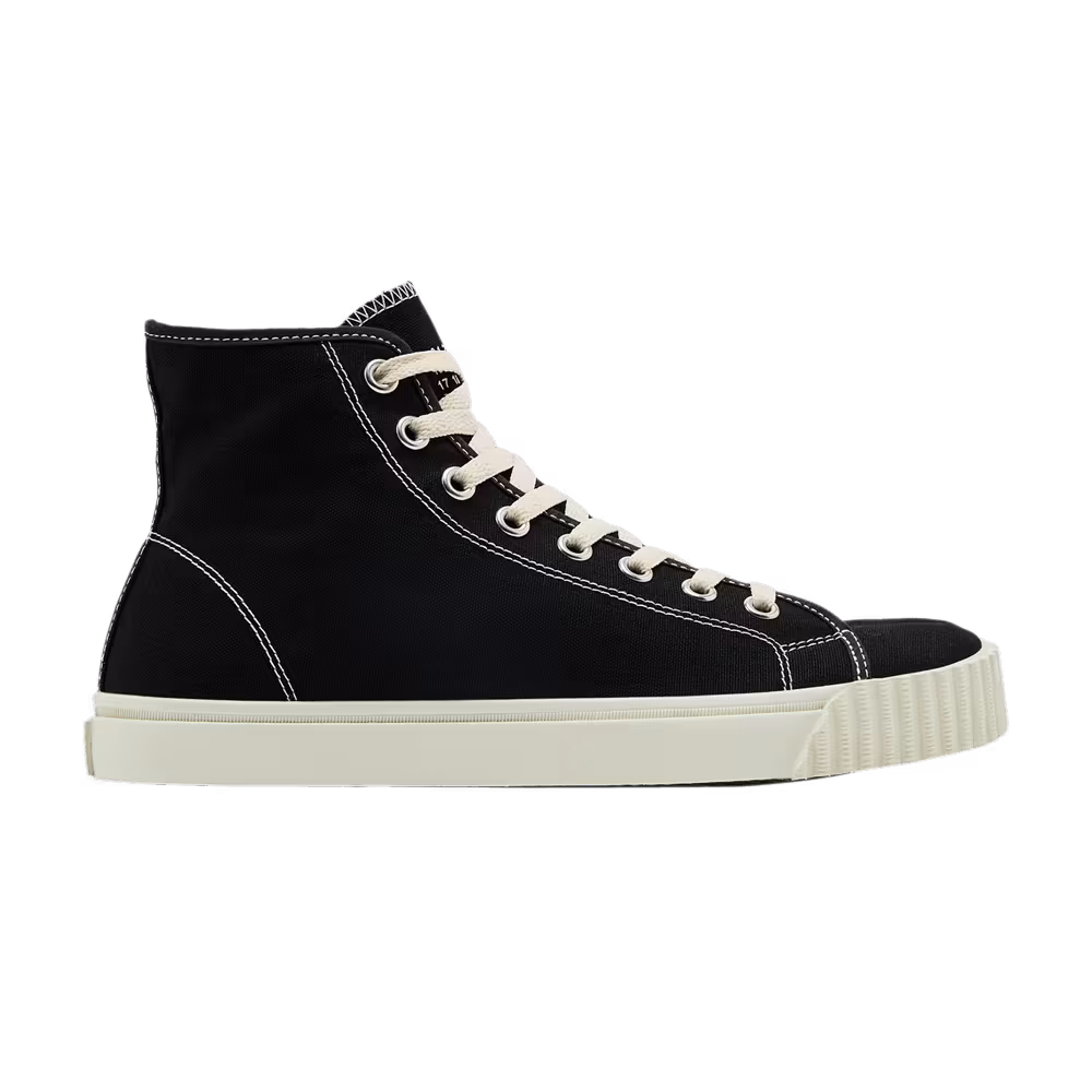 Maison Margiela Tabi High Black White