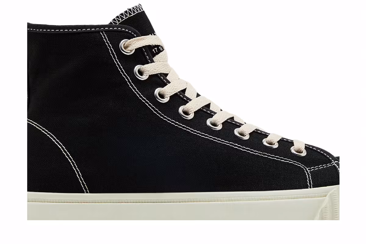 Maison Margiela Tabi High Black White, view 3