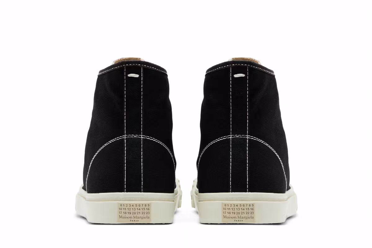 Maison Margiela Tabi High Black White, view 7