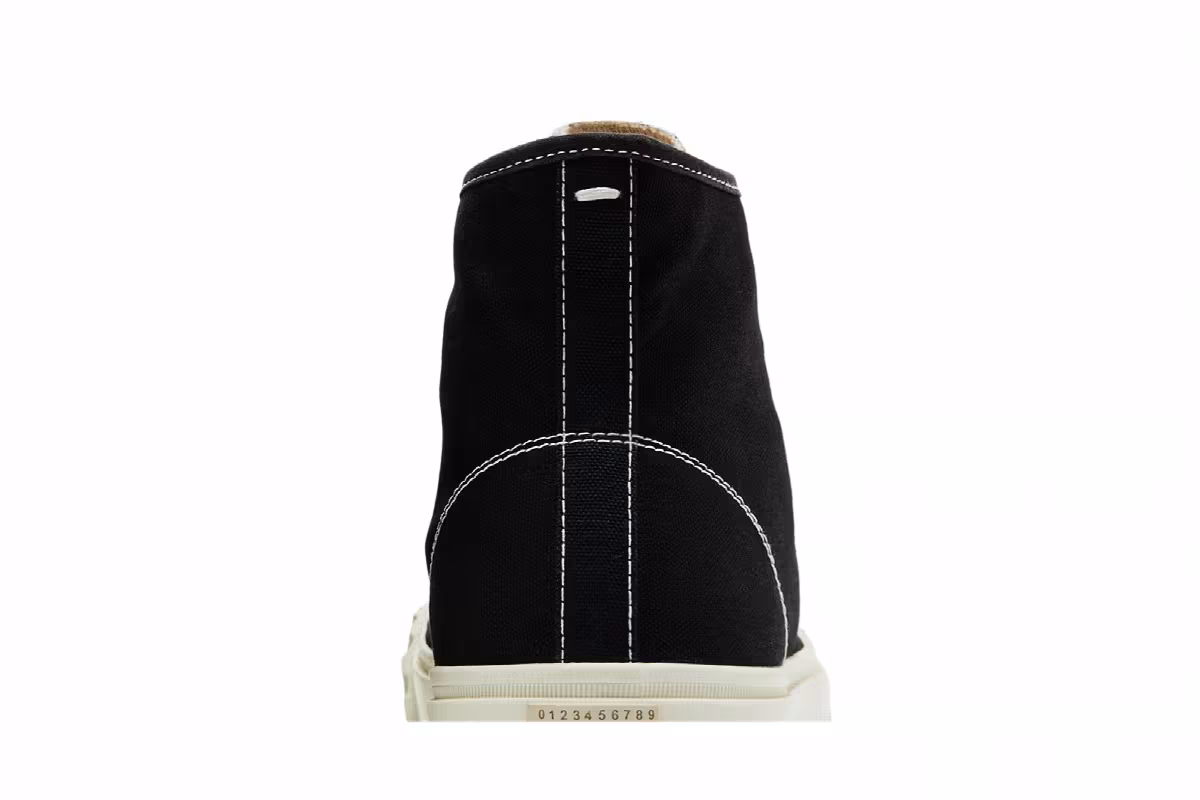 Maison Margiela Tabi High Black White, view 8