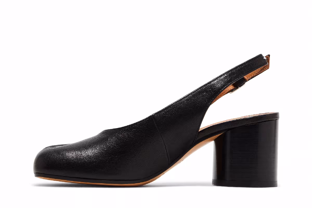 Maison Margiela Women's Tabi Slingback Black, view 4