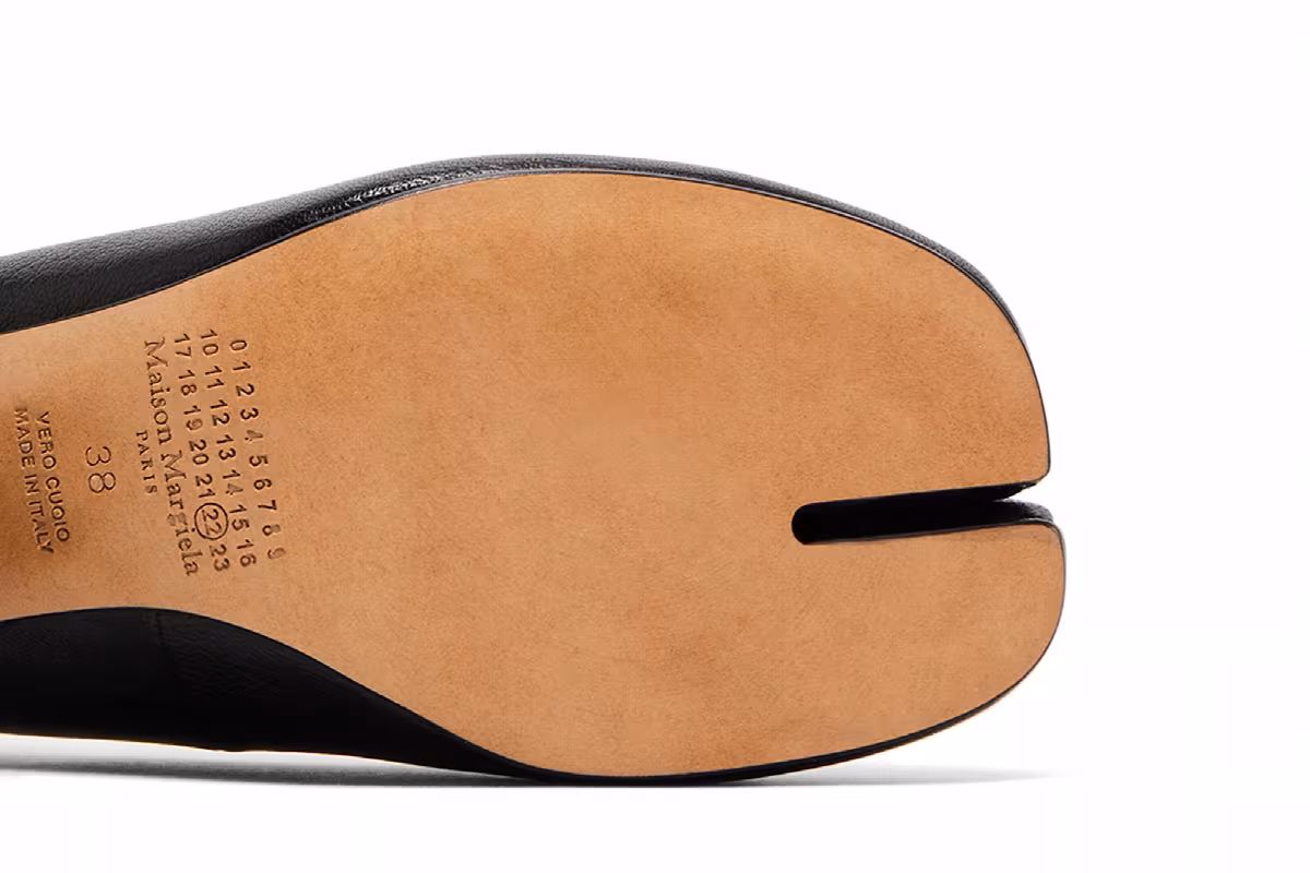 Maison Margiela Women's Tabi Slingback Black, view 6