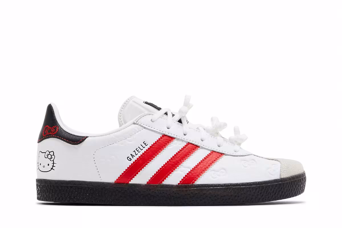 Hello Kitty x adidas Gazelle J 50th Anniversary, view 2