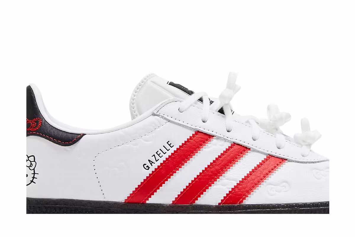 Hello Kitty x adidas Gazelle J 50th Anniversary, view 3