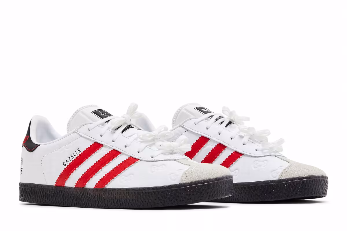 Hello Kitty x adidas Gazelle J 50th Anniversary, view 9