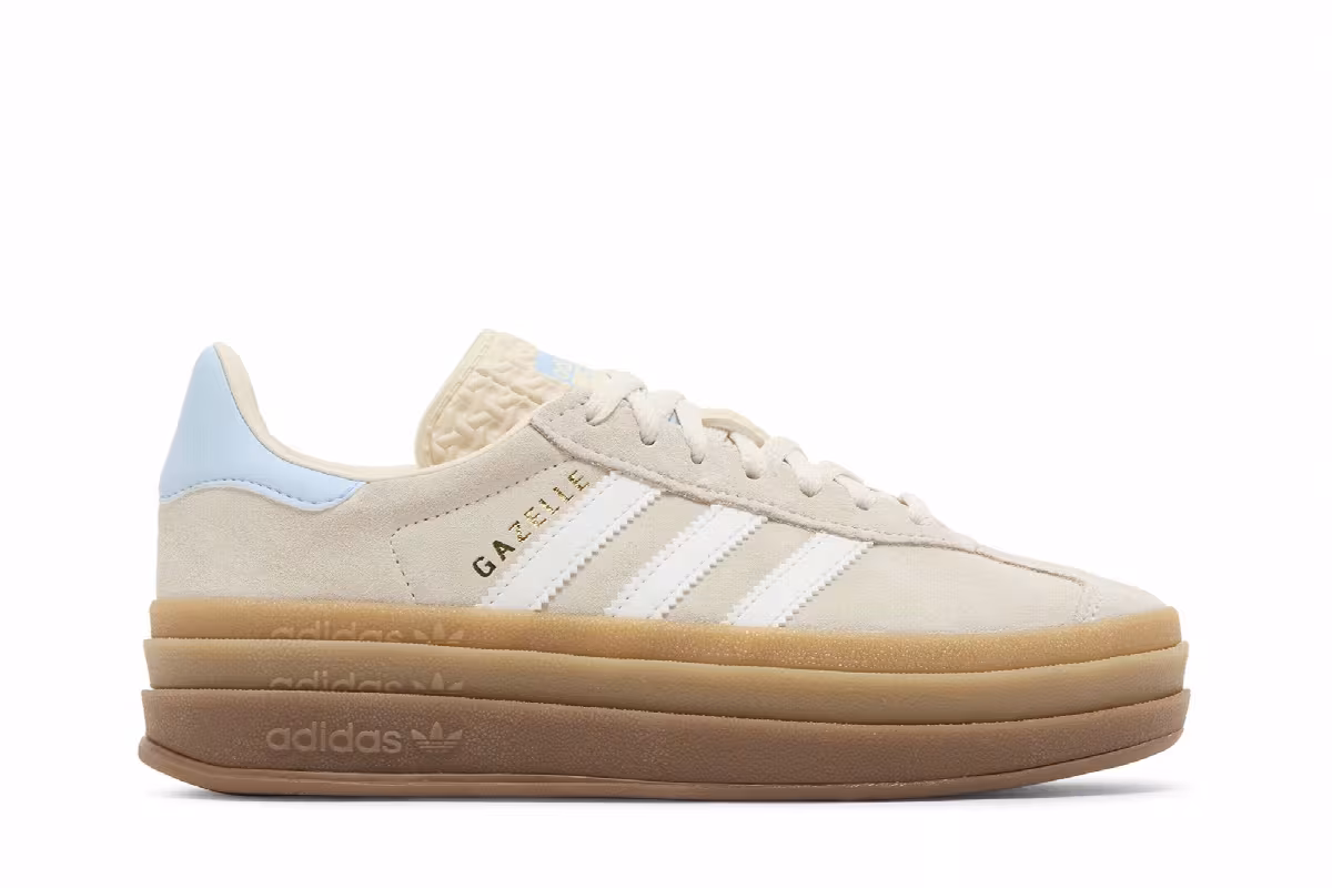adidas Gazelle Bold J Wonder White Clear Sky, view 2