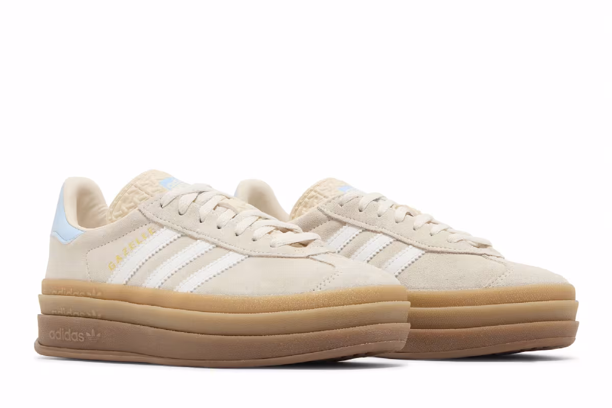 adidas Gazelle Bold J Wonder White Clear Sky, view 9