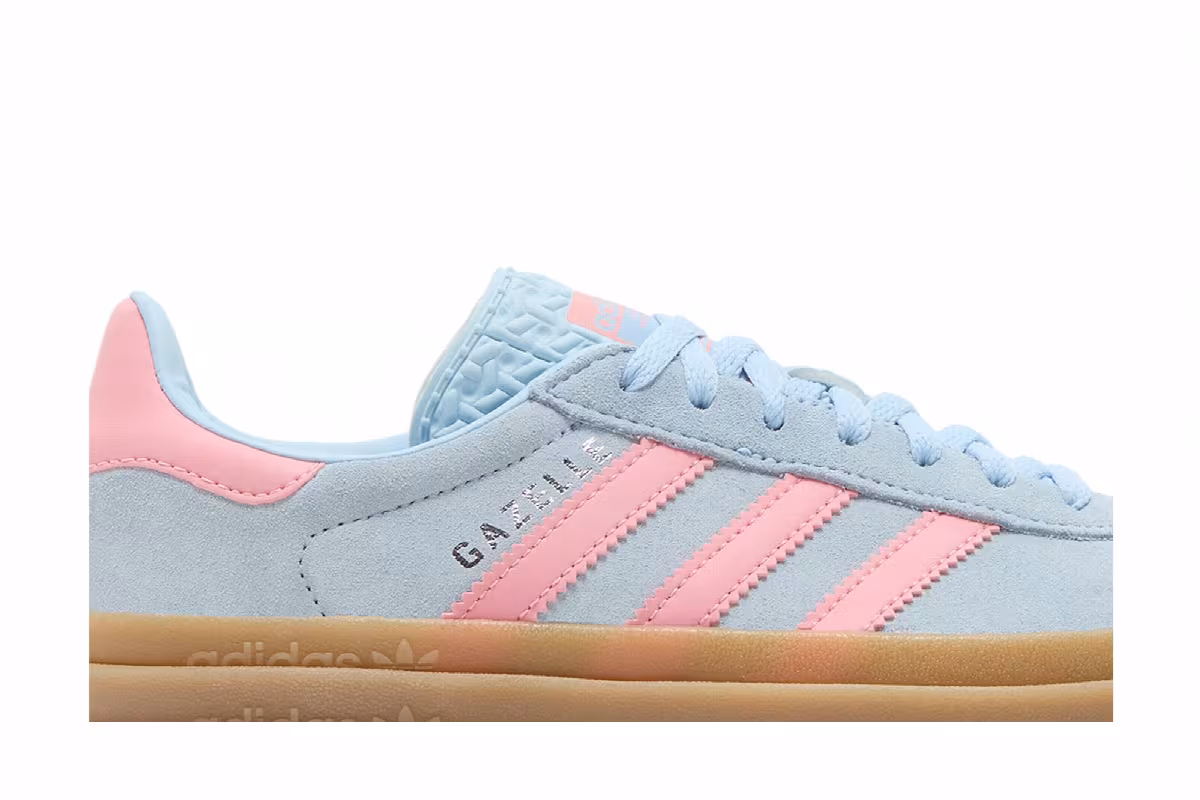 adidas Gazelle Bold J Clear Sky Semi Pink Spark, view 3