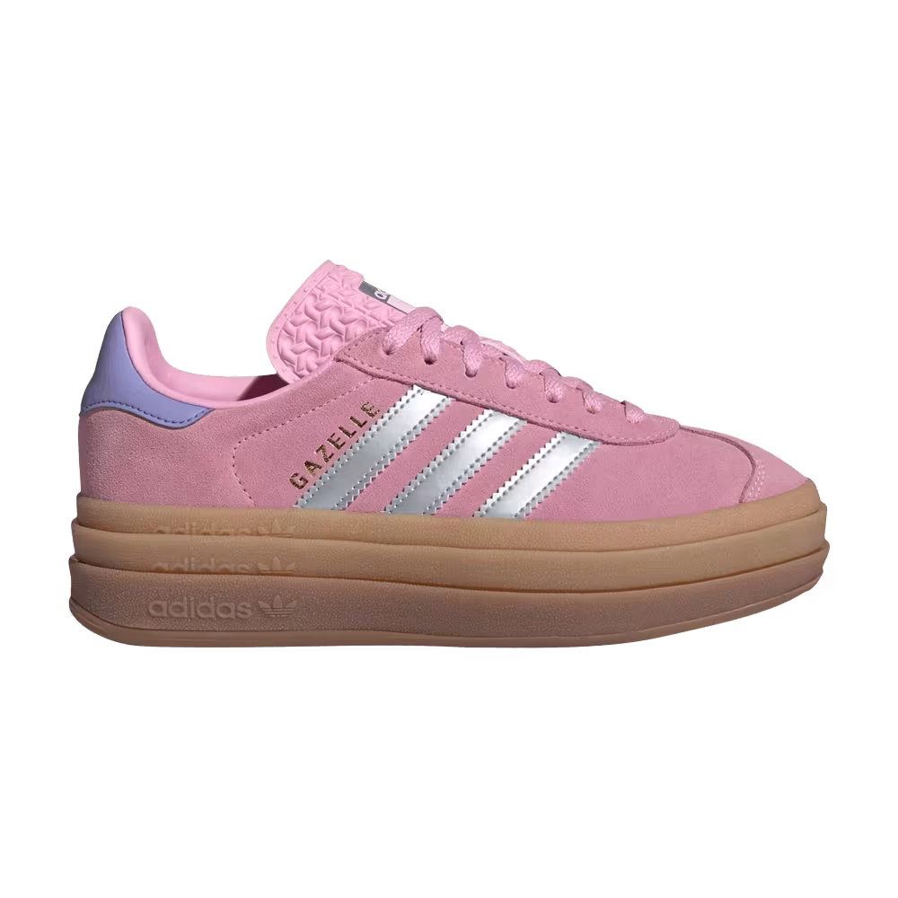 adidas Gazelle Bold J True Pink Silver Purple
